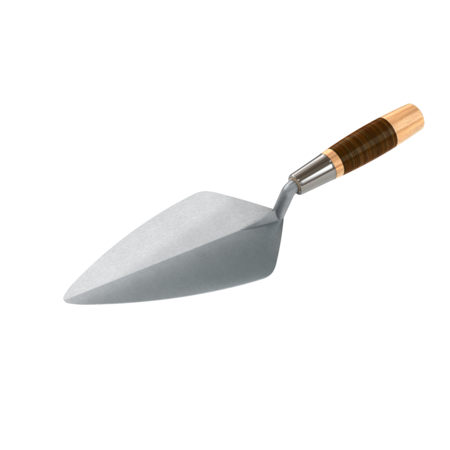 BON TOOL Bon 72-225 Brick Trowel, Carbon Steel Nl 9 1/2" L Handle 72-225